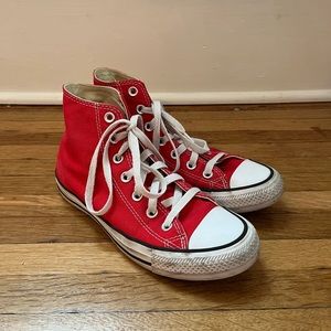 Red Converse Chuck Taylor All Star Sneakers